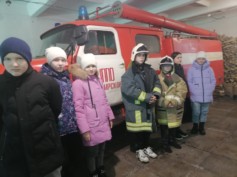Экскурсия в пожарную часть.